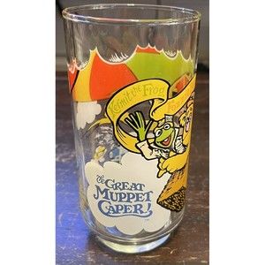 McDonald's Muppets 1981 Kermit the Frog Vintage Drinking Glass